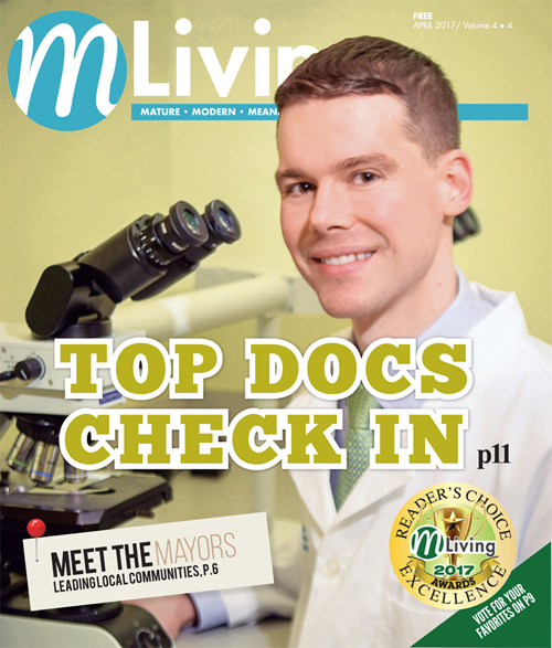 Dr. Molenda on Top Docs cover M Living 2017